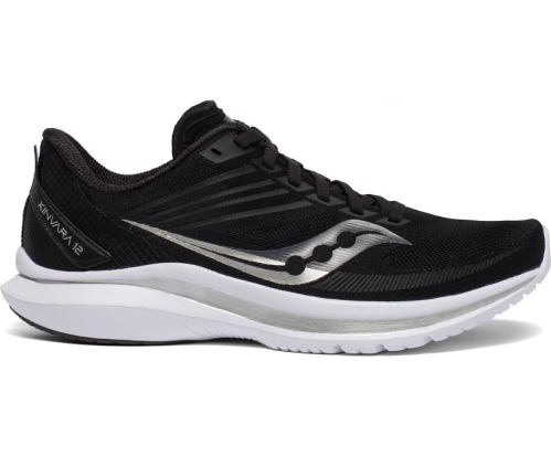 Tenis Saucony Kinvara 12 Mujer Zapatillas Running Negras / Plateadas México MX-467-BD